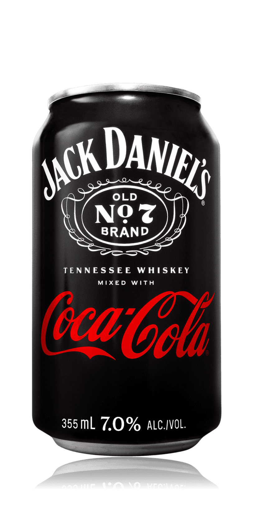 Jack Daniel's Coca Cola - with reflection