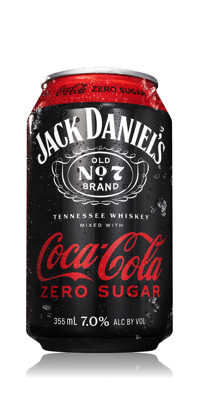 coca cola zero - with reflection