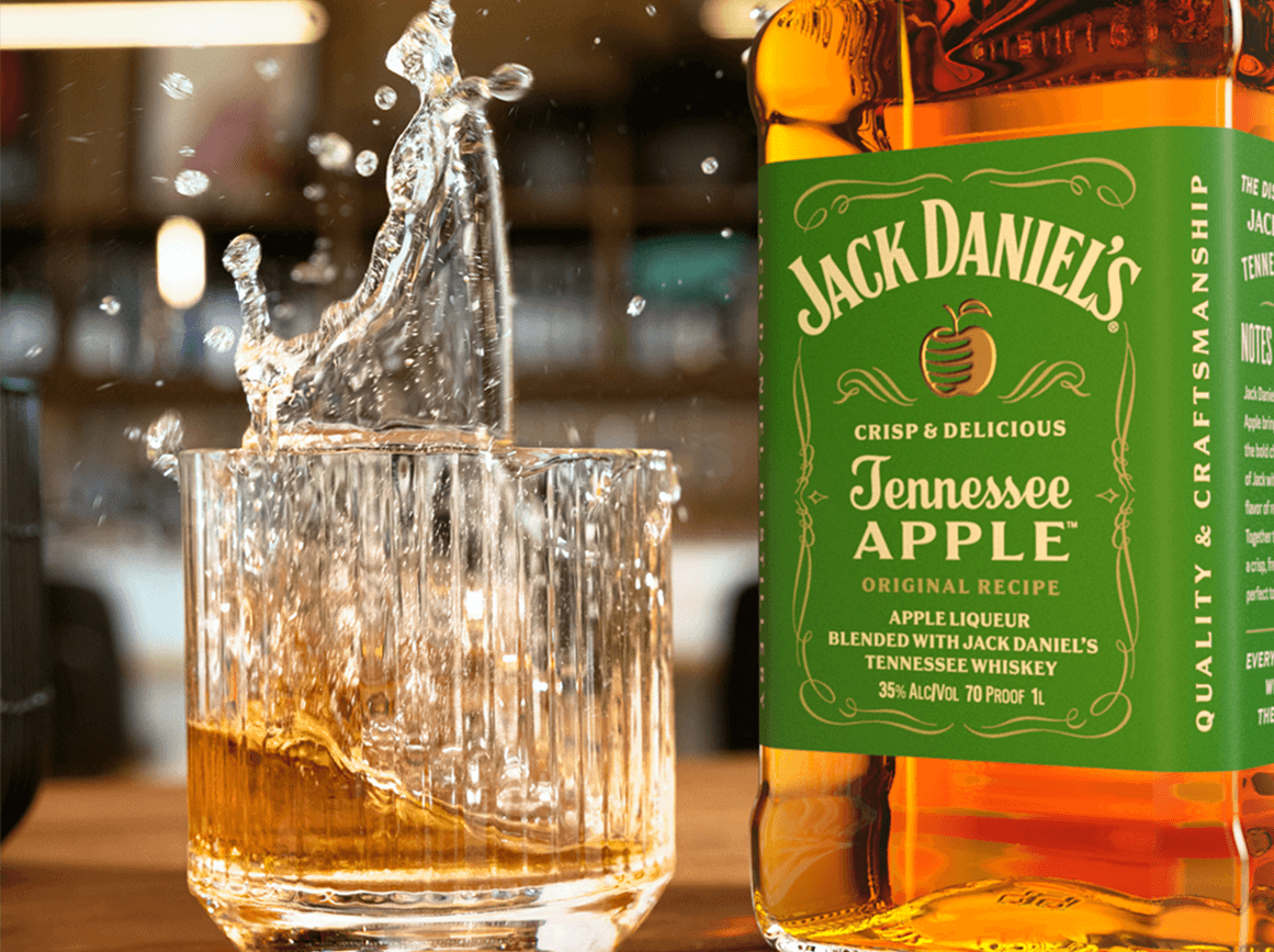 Global - Social - Jack Daniel's Apple - Domestic - 1L - Splash