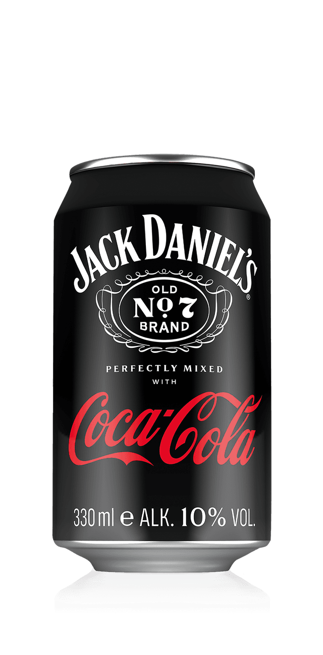 Jack Daniel's Jack & Coca Cola - Tennessee Whiskey - 0,33l Dose/ 10% Vol.