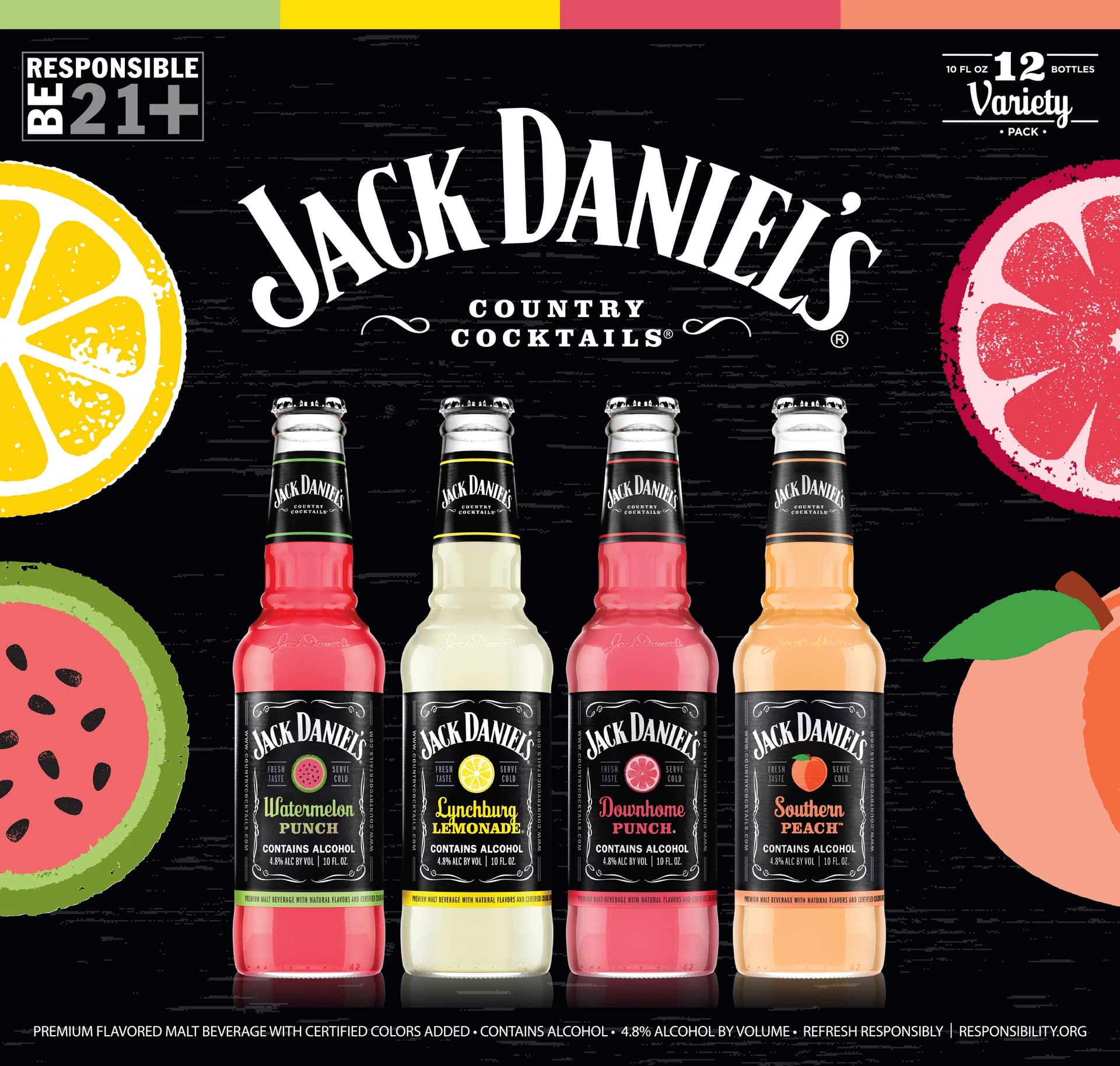 JD RTD country cocktail variety pack